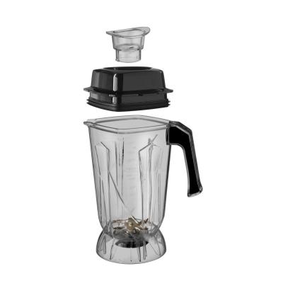 Stoní barový mixér s krytem, HENDI, 2,5L, Černá, 230V/1680W, 250x300x(H)540mm | 230688